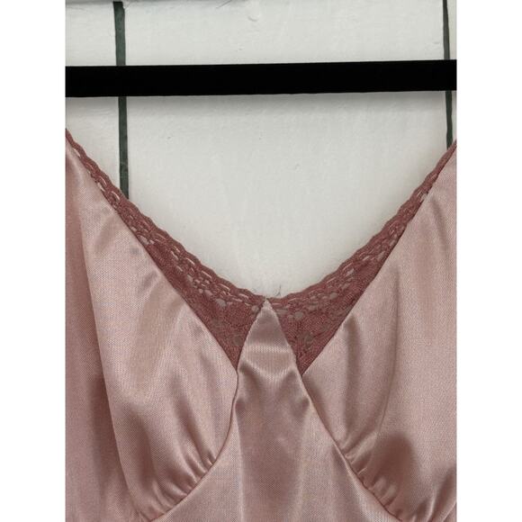 Vintage Xhilaration Women's Med Y2K Babydoll Cami Satin Dainty Coquette Tank Top - Picture 4 of 12